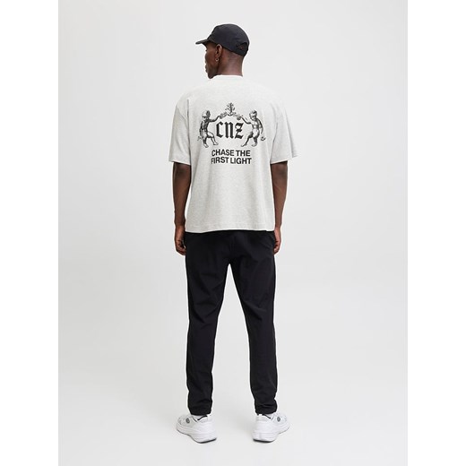 Jack &amp; Jones Koszulka w kolorze jasnoszarym Jack & Jones M okazyjna cena Limango Polska