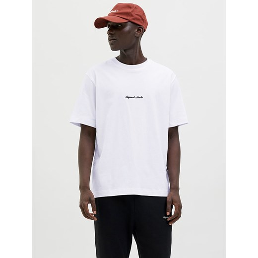 Jack &amp; Jones Koszulka w kolorze białym ze sklepu Limango Polska w kategorii T-shirty męskie - zdjęcie 186203365
