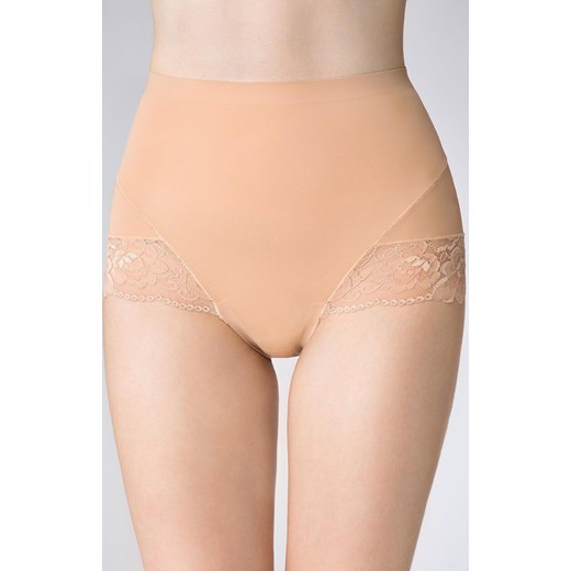 Marilyn figi damskie z wysokim stanem beżowe Chloe High, Kolor beżowy, Rozmiar L, Marilyn ze sklepu Intymna w kategorii Majtki damskie - zdjęcie 186204455