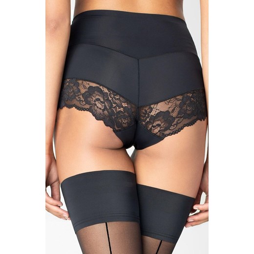 Marilyn figi damskie z wysokim stanem czarne Chloe High, Kolor czarny, Rozmiar L, Marilyn ze sklepu Intymna w kategorii Majtki damskie - zdjęcie 186204459