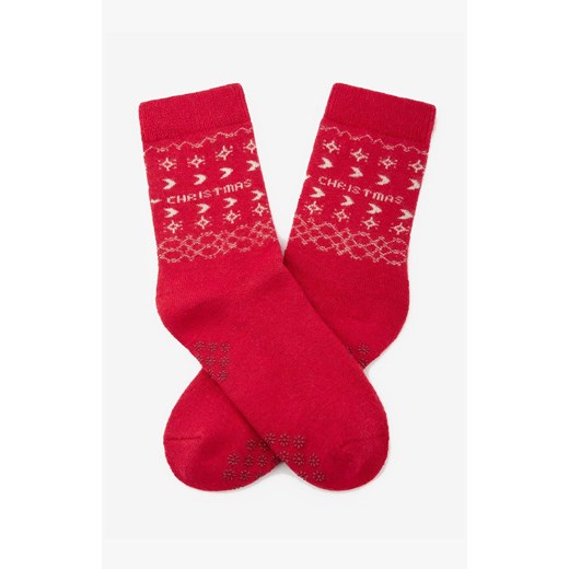 Marilyn Skarpetki z angorą w świątecznej kolorystyce podeszwa ABS D28, Kolor czerwony-wzór, Rozmiar one size, Marilyn - id: 192705 - marki Marilyn - 186204467 Marilyn Skarpetki z angorą w świątecznej kolorystyce podeszwa ABS D28, Kolor czerwony-wzór, Rozmiar one size, Marilyn ze sklepu Intymna w kategorii Skarpetki damskie - zdjęcie 186204467