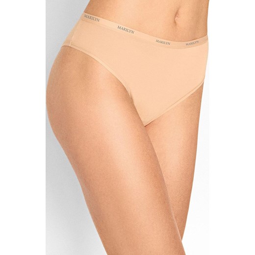 Marilyn figi damskie brazyliany beżowe Julia, Kolor beżowy, Rozmiar L, Marilyn ze sklepu Intymna w kategorii Majtki damskie - zdjęcie 186204488