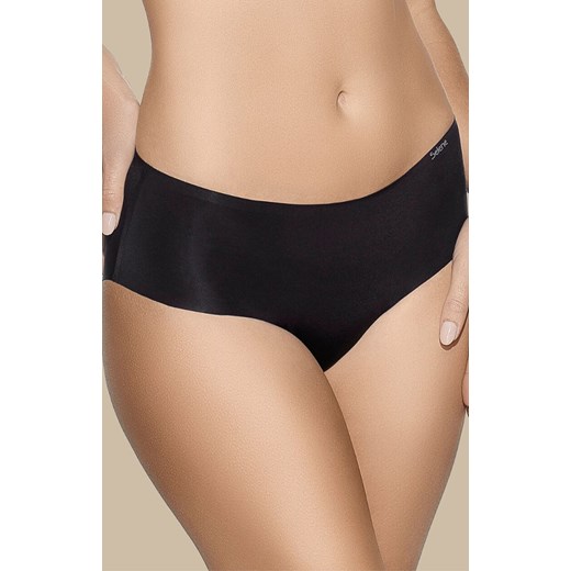 Bezszwowe figi damskie czarne Braga 502, Kolor czarny, Rozmiar 2XL, Selene ze sklepu Intymna w kategorii Majtki damskie - zdjęcie 186204666