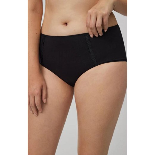 Figi damskie wysokie czarne 19683, Kolor czarny, Rozmiar M, YSABEL MORA ze sklepu Intymna w kategorii Majtki damskie - zdjęcie 186204787