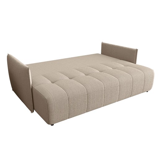 Sztruksowa rozkładana sofa w kolorze cappuccino R8-R11 Elior Edinos.pl