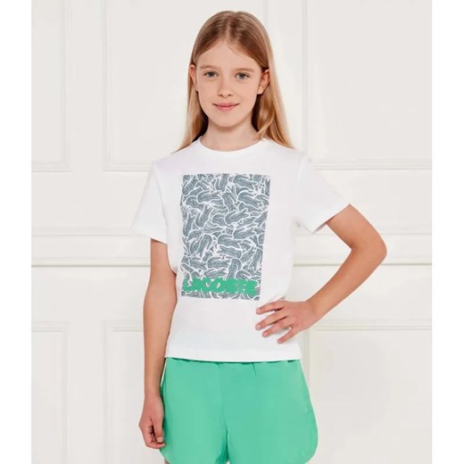 Lacoste T-shirt | Regular Fit ze sklepu Gomez Fashion Store w kategorii Bluzki dziewczęce - zdjęcie 186204899