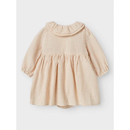 Lil Atelier Sukienka "Lucia" w kolorze beżowym Lil Atelier 62 wyprzedaż Limango Polska