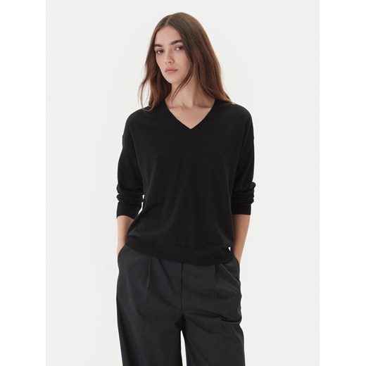 Weekend Max Mara Sweter Fiocchi 2525366042 Czarny Regular Fit ze sklepu MODIVO w kategorii Swetry damskie - zdjęcie 186205898