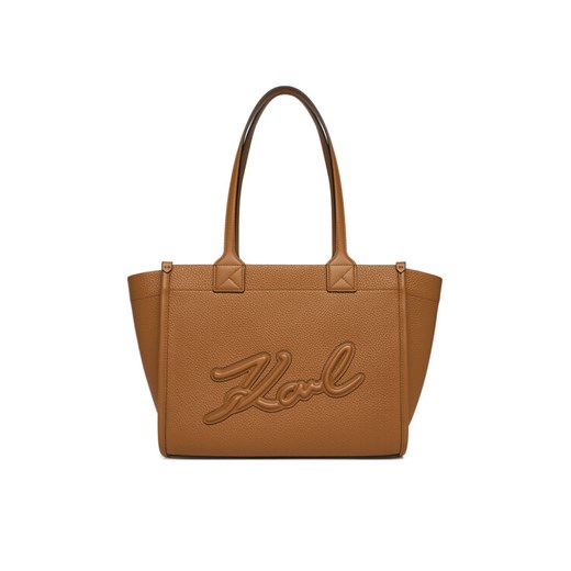 KARL LAGERFELD Torebka A4W30258 Brązowy ze sklepu MODIVO w kategorii Torby Shopper bag - zdjęcie 186205956