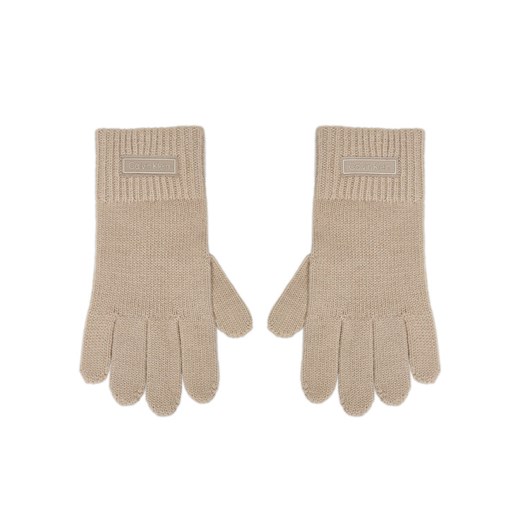 Calvin Klein Rękawiczki LV14D8031G Beżowy ze sklepu MODIVO w kategorii Rękawiczki damskie - zdjęcie 186205957
