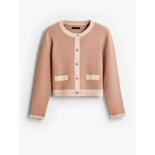 Mohito - Kardigan - beżowy ze sklepu Mohito w kategorii Swetry damskie - zdjęcie 186208146