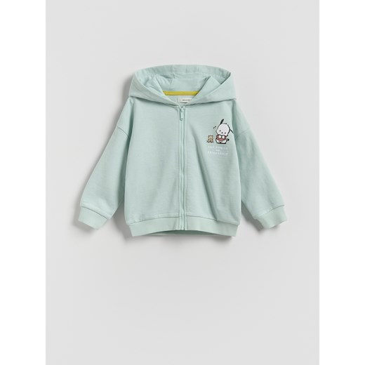 Reserved - Bawełniana bluza Pochacco - jasnoniebieski ze sklepu Reserved w kategorii Bluzy chłopięce - zdjęcie 186208336