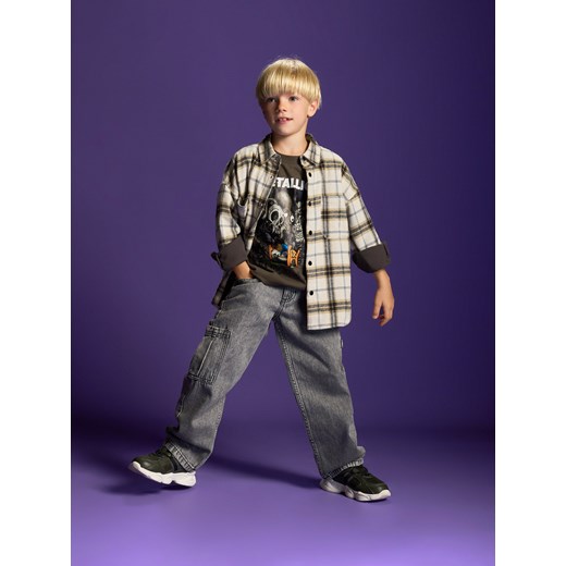 Reserved - T-shirt Metallica - zielony ze sklepu Reserved w kategorii T-shirty chłopięce - zdjęcie 186208477