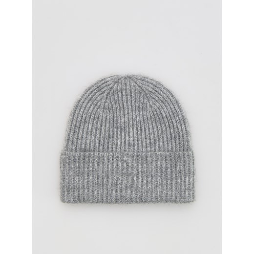 Reserved - Prążkowana czapka beanie - jasnoszary ze sklepu Reserved w kategorii Czapki zimowe damskie - zdjęcie 186209036