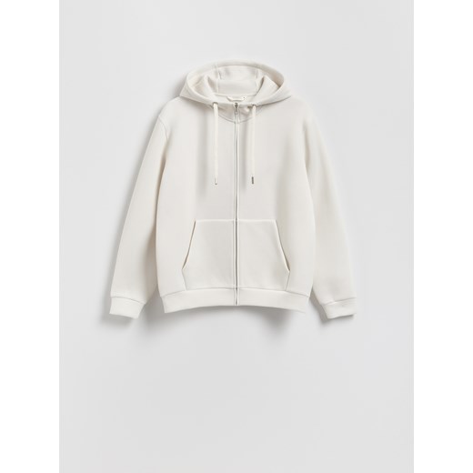 Reserved - Bluza regular z kapturem - złamana biel ze sklepu Reserved w kategorii Bluzy męskie - zdjęcie 186209189