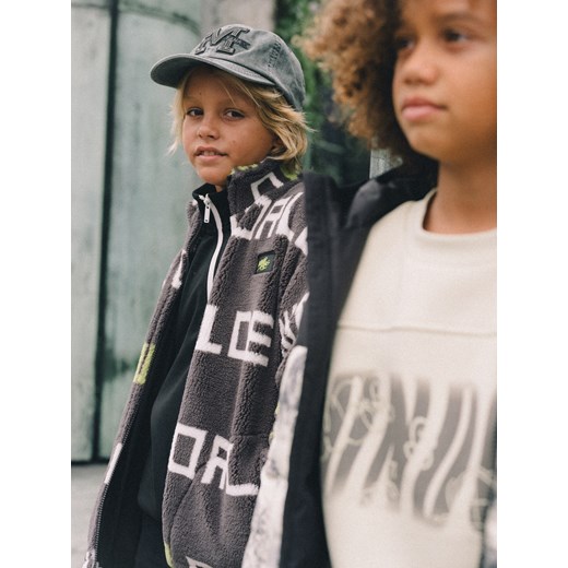 Reserved - Bluza oversize ze stójką - ciemnoszary ze sklepu Reserved w kategorii Bluzy chłopięce - zdjęcie 186209345