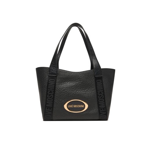 LOVE MOSCHINO Torebka JC4337PP0NK1400A Czarny ze sklepu MODIVO w kategorii Torby Shopper bag - zdjęcie 186209937
