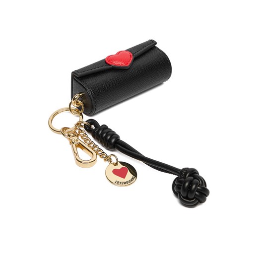 LOVE MOSCHINO Brelok JC5400PP0NLR000A Czarny - id: 8059987917360 - marki Love Moschino - 186209946 LOVE MOSCHINO Brelok JC5400PP0NLR000A Czarny ze sklepu MODIVO w kategorii Breloki - zdjęcie 186209946