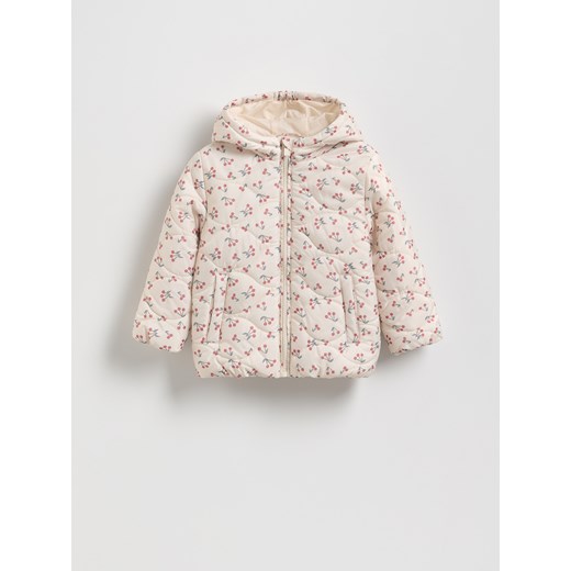 Reserved - Pikowana kurtka z kapturem - wielobarwny ze sklepu Reserved w kategorii Kurtki dziewczęce - zdjęcie 186210488