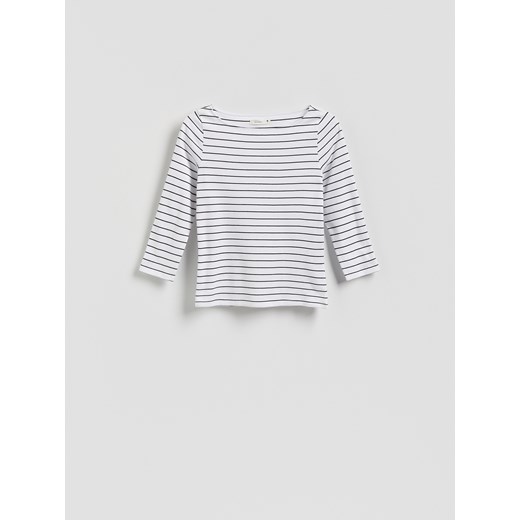 Reserved - Bawełniany longsleeve - wielobarwny Reserved XS Reserved