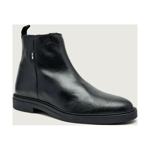 BOSS BLACK Skórzane buty wysokie Calev ze sklepu Gomez Fashion Store w kategorii Buty zimowe męskie - zdjęcie 186210995