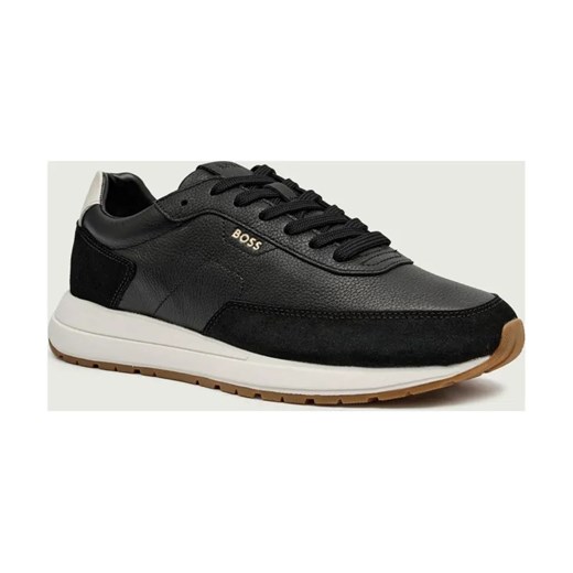 BOSS BLACK Skórzane sneakersy Vinston_Runn_sdgrlt ze sklepu Gomez Fashion Store w kategorii Buty sportowe męskie - zdjęcie 186211016