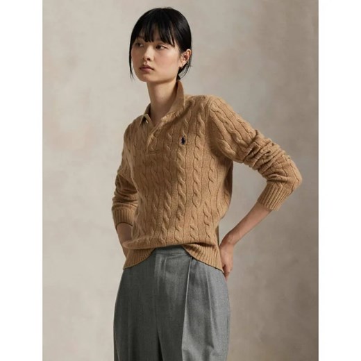POLO RALPH LAUREN Wełniany sweter | Slim Fit | z dodatkiem kaszmiru Polo Ralph Lauren XL Gomez Fashion Store
