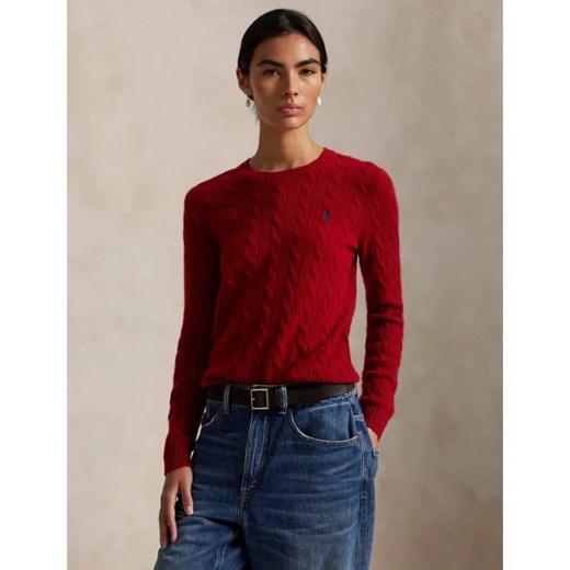 POLO RALPH LAUREN Wełniany sweter JULIANNA | Regular Fit | z dodatkiem kaszmiru ze sklepu Gomez Fashion Store w kategorii Swetry damskie - zdjęcie 186211136