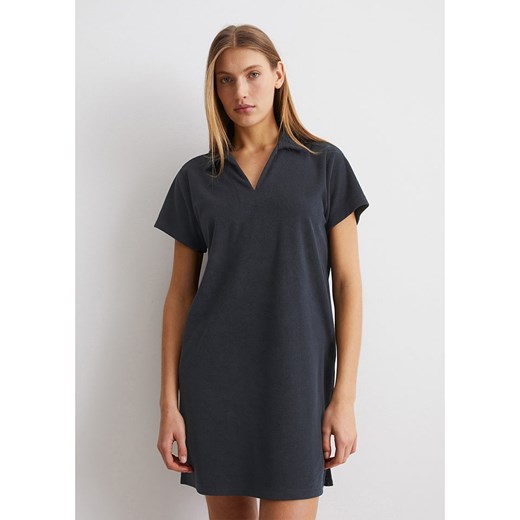 Marc O´Polo Bodywear Sukienka w kolorze antracytowym ze sklepu Limango Polska w kategorii Sukienki - zdjęcie 186212189