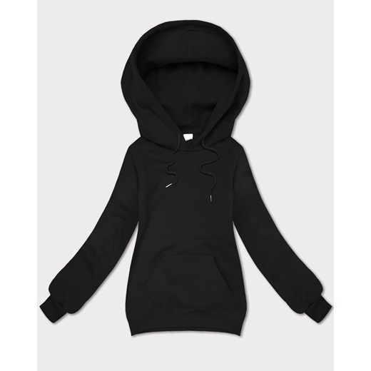 Luźna bluza kangurka z kapturem S'West czarna (B-11#) ze sklepu goodlookin.pl w kategorii Bluzy damskie - zdjęcie 186213106