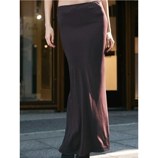 Sinsay - Spódnica maxi - dark grey jeans ze sklepu Sinsay w kategorii Spódnice - zdjęcie 186214088