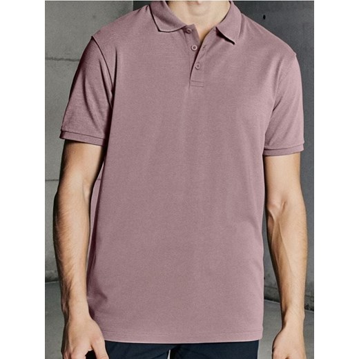 Sinsay - Koszulka polo - różowy ze sklepu Sinsay w kategorii T-shirty męskie - zdjęcie 186214128