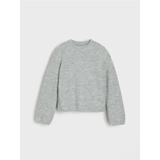 Sinsay - Sweter z długim rękawem - szary ze sklepu Sinsay w kategorii Swetry dziewczęce - zdjęcie 186214195