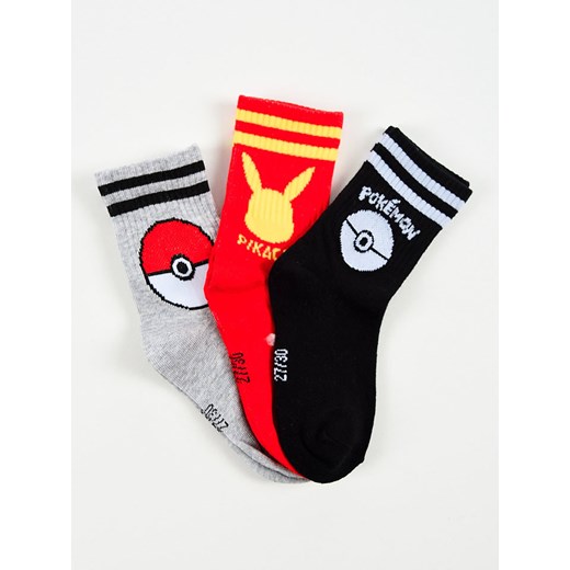 Pokémon Skarpety (3 pary) &quot;Pokemon&quot; w kolorze Pokémon 23-26 promocyjna cena Limango Polska