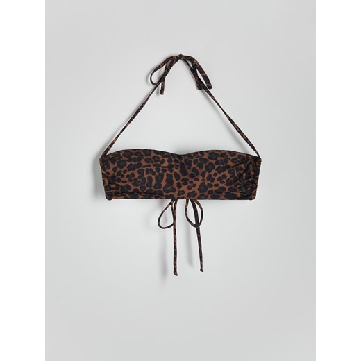 Reserved - Góra od bikini - brązowy ze sklepu Reserved w kategorii Stroje kąpielowe - zdjęcie 186216007