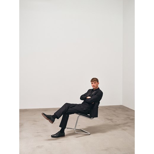 Reserved - Spodnie smokingowe - czarny ze sklepu Reserved w kategorii Spodnie męskie - zdjęcie 186216118