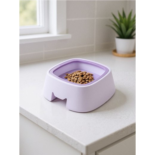 Sinsay - Niechlapiąca miska dla psa i kota z pływającym panelem - fioletowy ze sklepu Sinsay w kategorii Dla zwierząt - zdjęcie 186216249