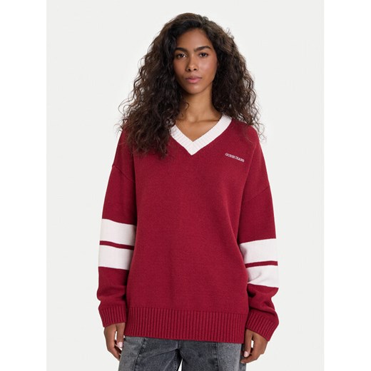 Guess Jeans Sweter 178814 Czerwony Classic Fit - id: 0000305463920 - marki Guess - 186216327 Guess Jeans Sweter 178814 Czerwony Classic Fit ze sklepu MODIVO w kategorii Swetry damskie - zdjęcie 186216327