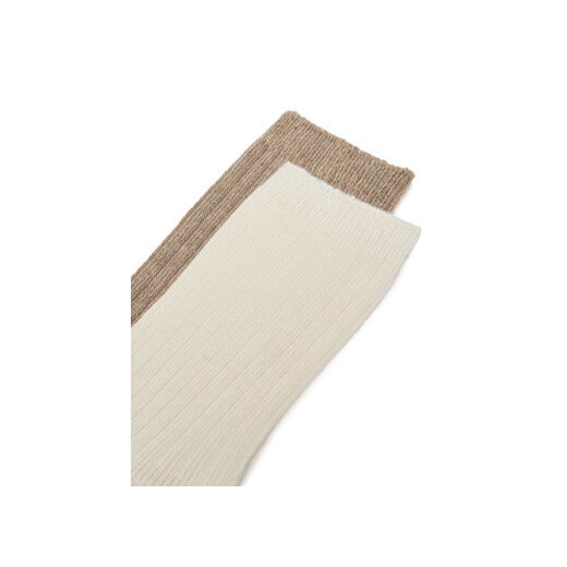 Nine West Skarpety CEO_AS_NW_08_W_AW25 (2 PACK) Écru Nine West 39_42 MODIVO