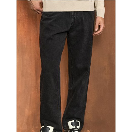 Sinsay - Jeansy loose fit - czarny ze sklepu Sinsay w kategorii Jeansy męskie - zdjęcie 186218016