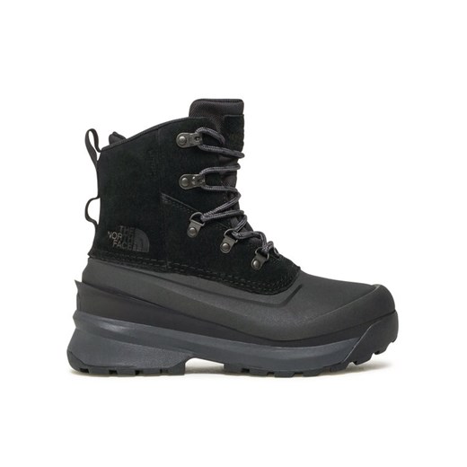 Śniegowce The North Face Chilkat Lace Wp NF0A5LW3KT01 Czarny ze sklepu eobuwie.pl w kategorii Buty trekkingowe męskie - zdjęcie 186218048