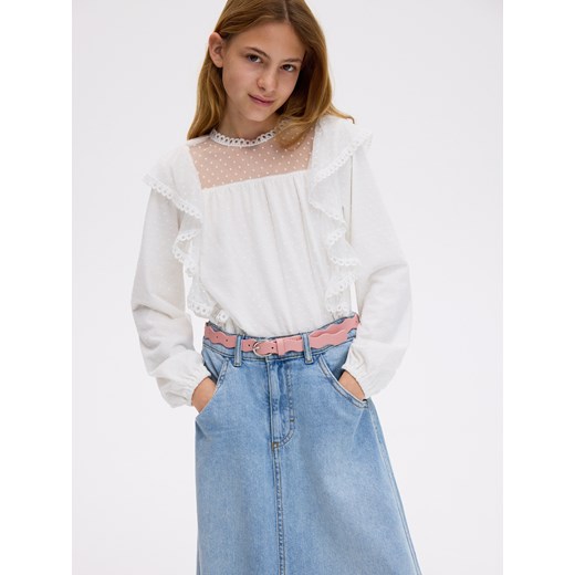 Reserved - Denimowa spódnica - niebieski ze sklepu Reserved w kategorii Spódnice dziewczęce - zdjęcie 186218075