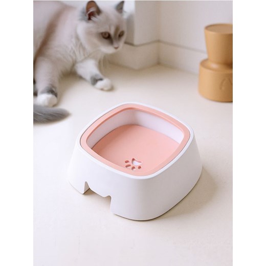 Sinsay - Niechlapiąca miska dla psa i kota z pływającym panelem - różowy ze sklepu Sinsay w kategorii Dla zwierząt - zdjęcie 186218408