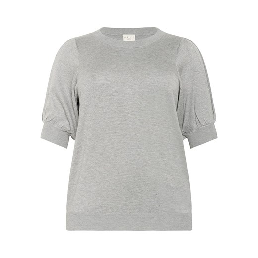 KAFFE curve Sweter w kolorze szarym ze sklepu Limango Polska w kategorii Swetry damskie - zdjęcie 186218505