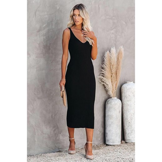 trendyol Sukienka w kolorze czarnym ze sklepu Limango Polska w kategorii Sukienki - zdjęcie 186218548