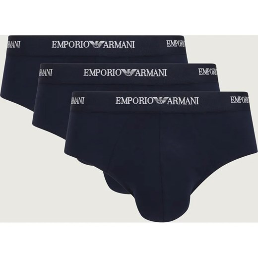 Emporio Armani Slipy 3-pack ze sklepu Gomez Fashion Store w kategorii Majtki męskie - zdjęcie 186218828