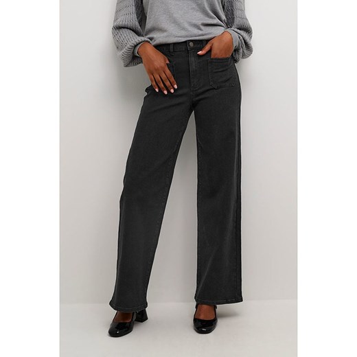 Kaffe Dżinsy &quot;Karla&quot; - Comfort fit - w kolorze czarnym Kaffe 36 wyprzedaż Limango Polska