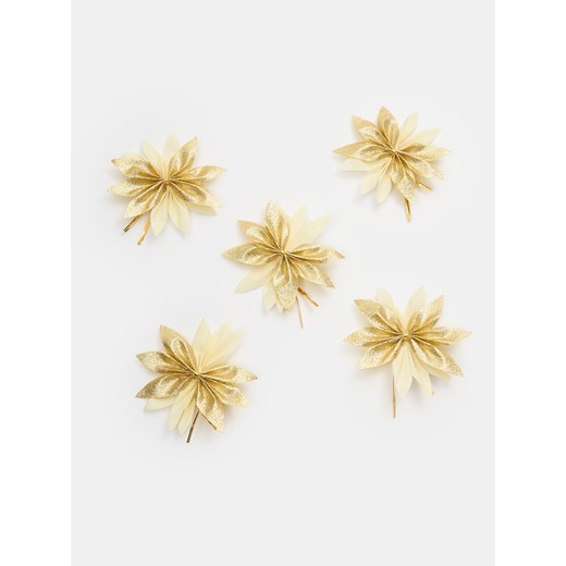 Sinsay - Dekoracja świąteczna 5 pack - złoty Sinsay One Size Sinsay