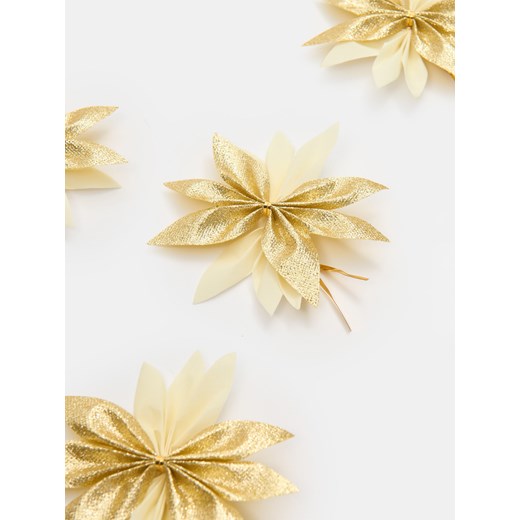 Sinsay - Dekoracja świąteczna 5 pack - złoty Sinsay One Size Sinsay