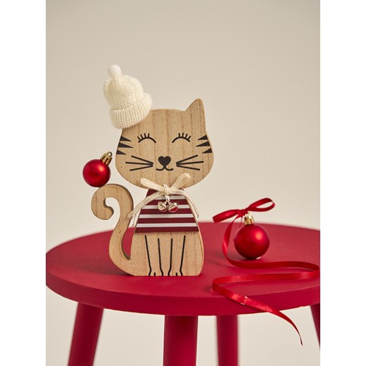 Sinsay - Dekoracja świąteczna - czerwony Sinsay One Size Sinsay